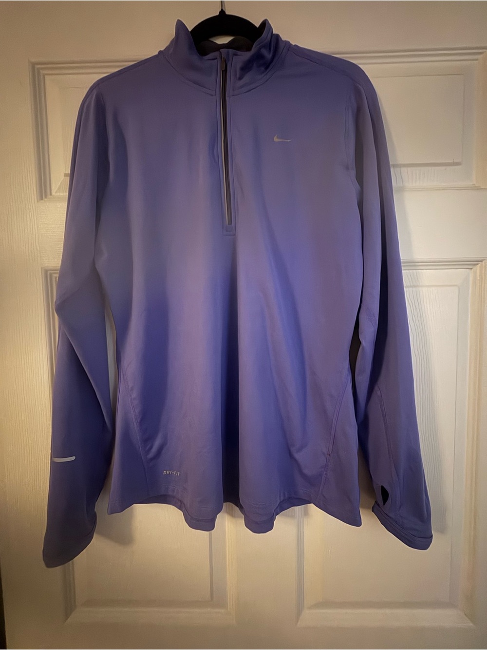 NIKE Women’s Purple Long-Sleeve Half-Zip